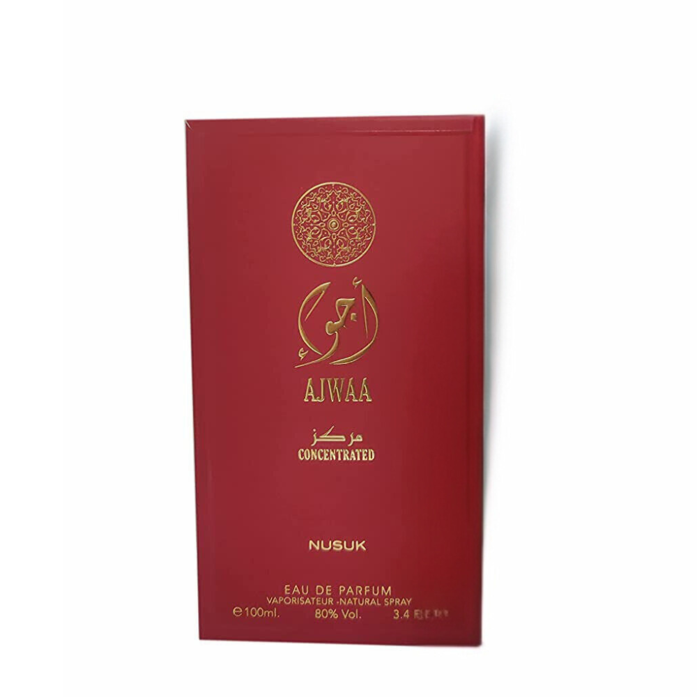 Nusuk al fakhar ajwaa oud rosso acqua profumata unisex 100 ml