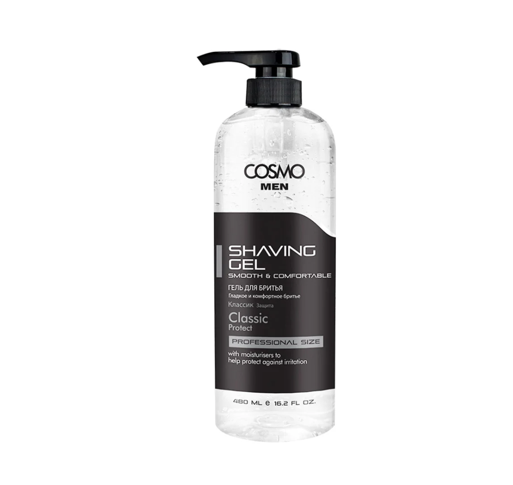 Classic Protect Shaving Gel by Cosmo 480ml