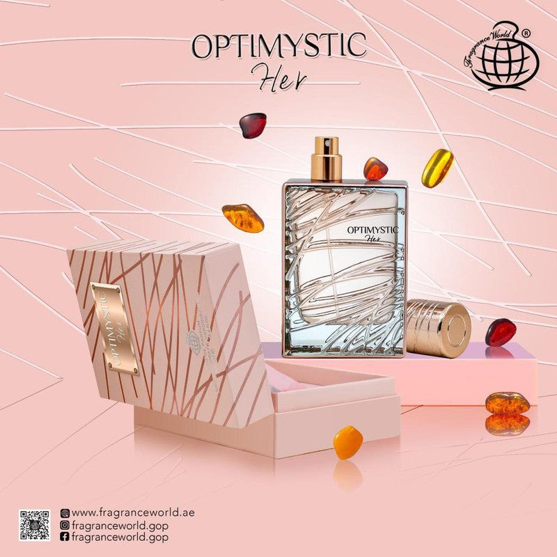 FW Optimystic for her perfumed water for women 100ml - Royalsperfume World Fragrance Perfume