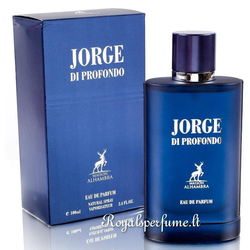 AlHambra Jorge Di Profondo perfumed water for men 100ml - Royalsperfume AlHambra All