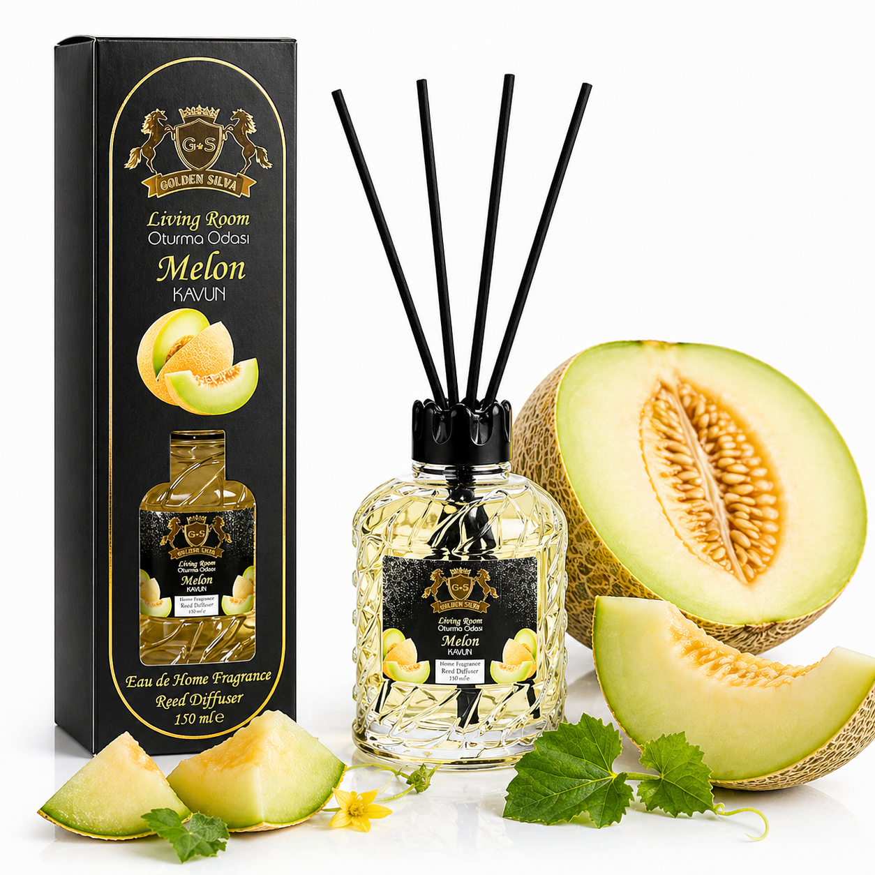 Melon home fragrance by Golden Silva 150ml